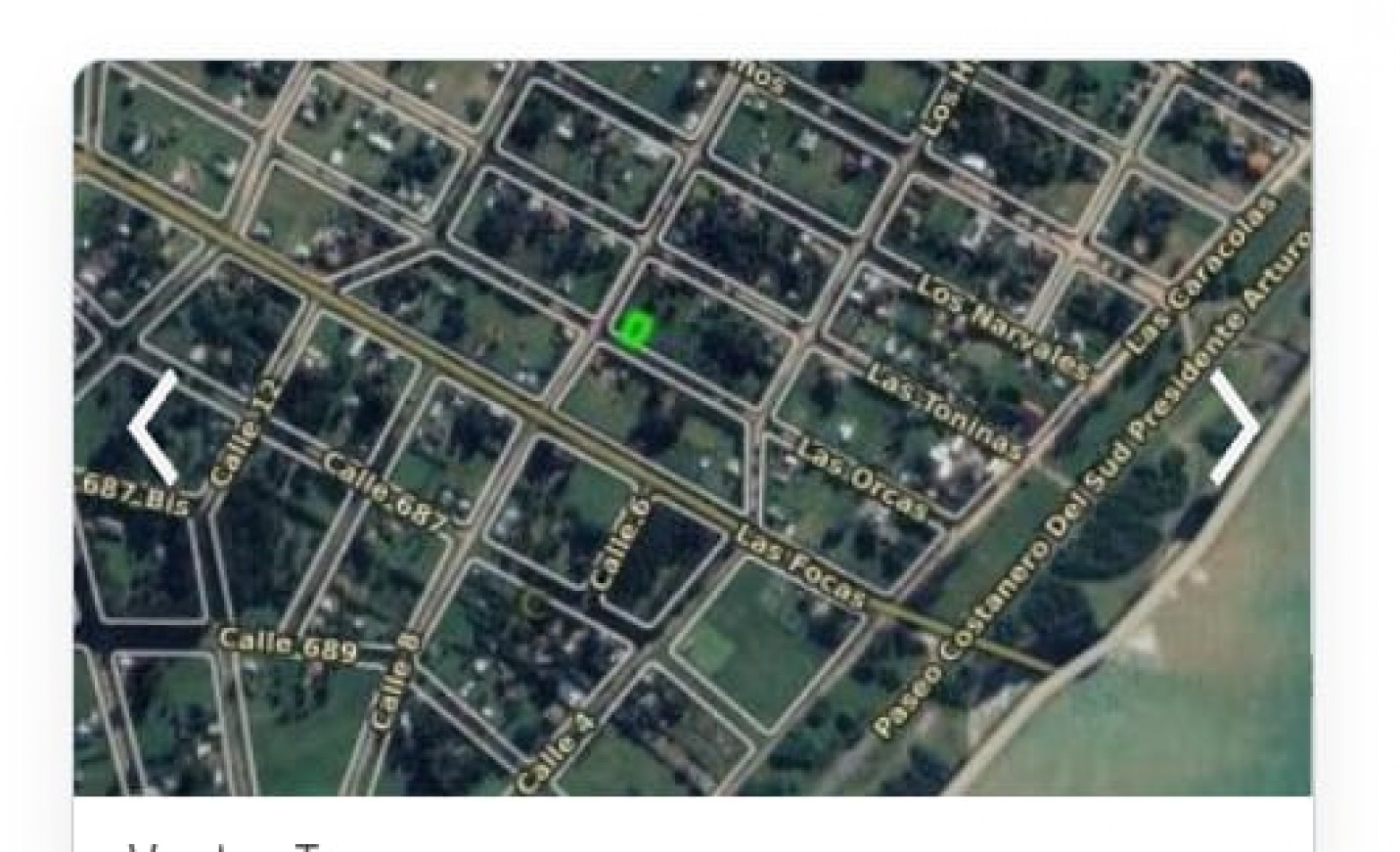 Oportunidad Terreno En Playa Los Lobos Colonia Chapadmalal