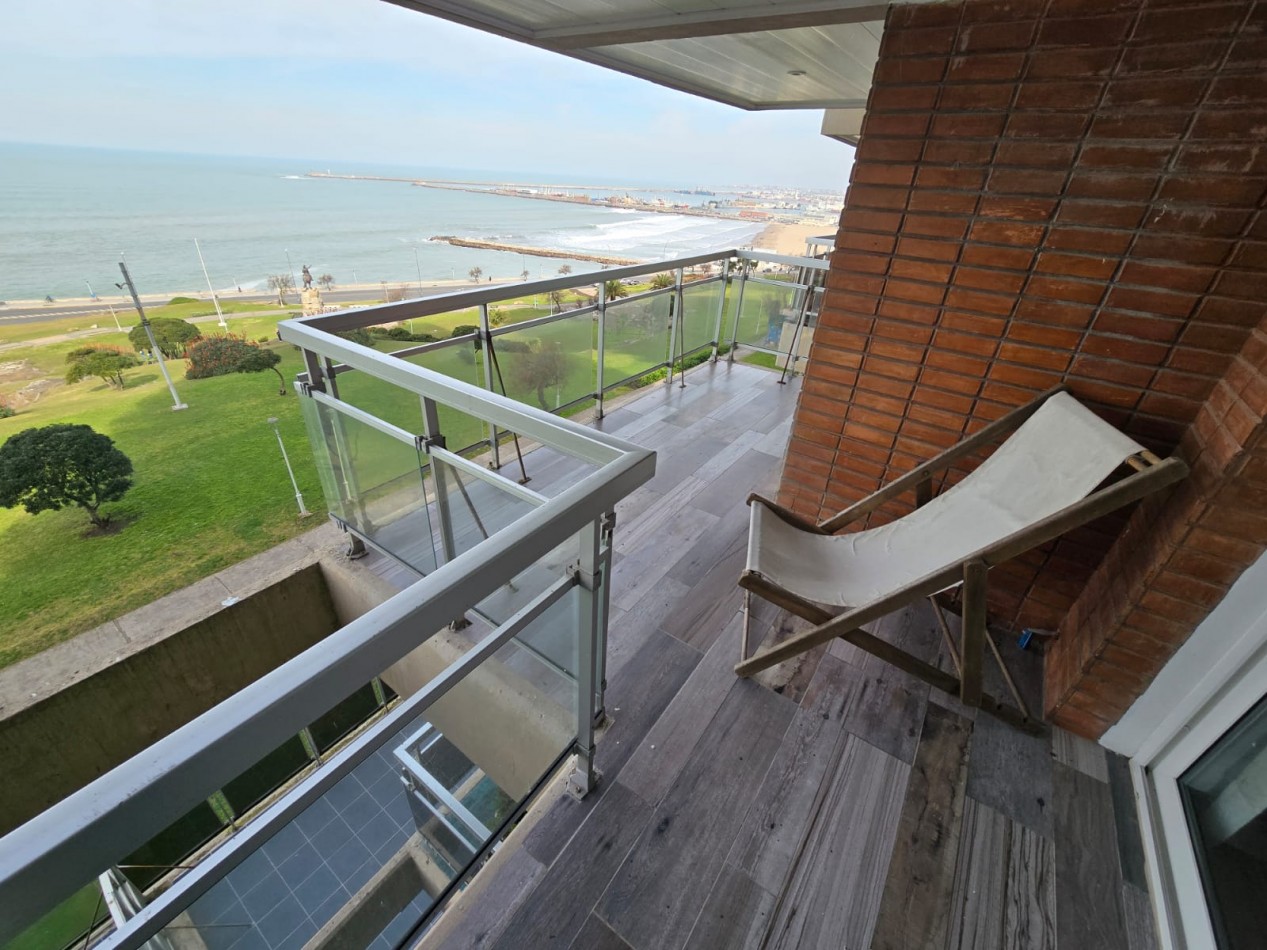 Exclusivo Departamento 3 Ambientes Frente Al Mar En Playa Grande
