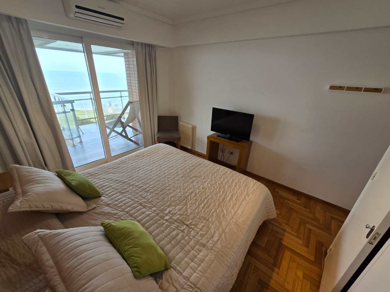Exclusivo Departamento 3 Ambientes Frente Al Mar En Playa Grande