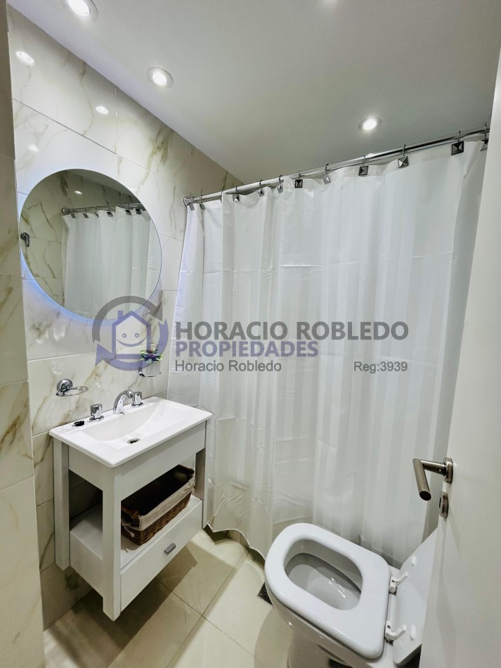 ALQUILER TEMPORARIO POR DIA / MENSUAL  DPTO MONOAMBIENTE ZONA PLAZA MITRE  6° PISO