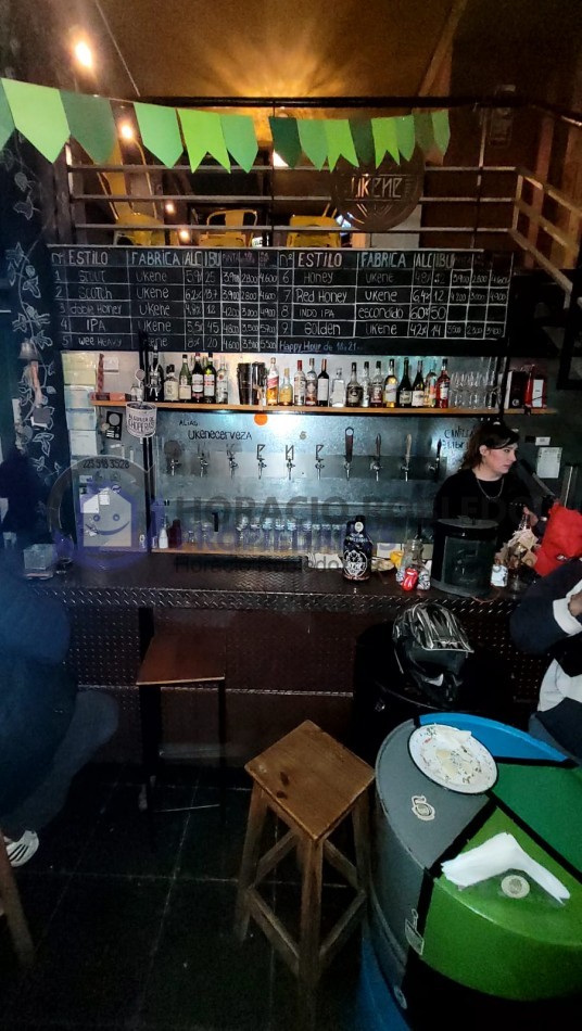 Bar/Fabrica de Cerveza. Fondo de Comercio.