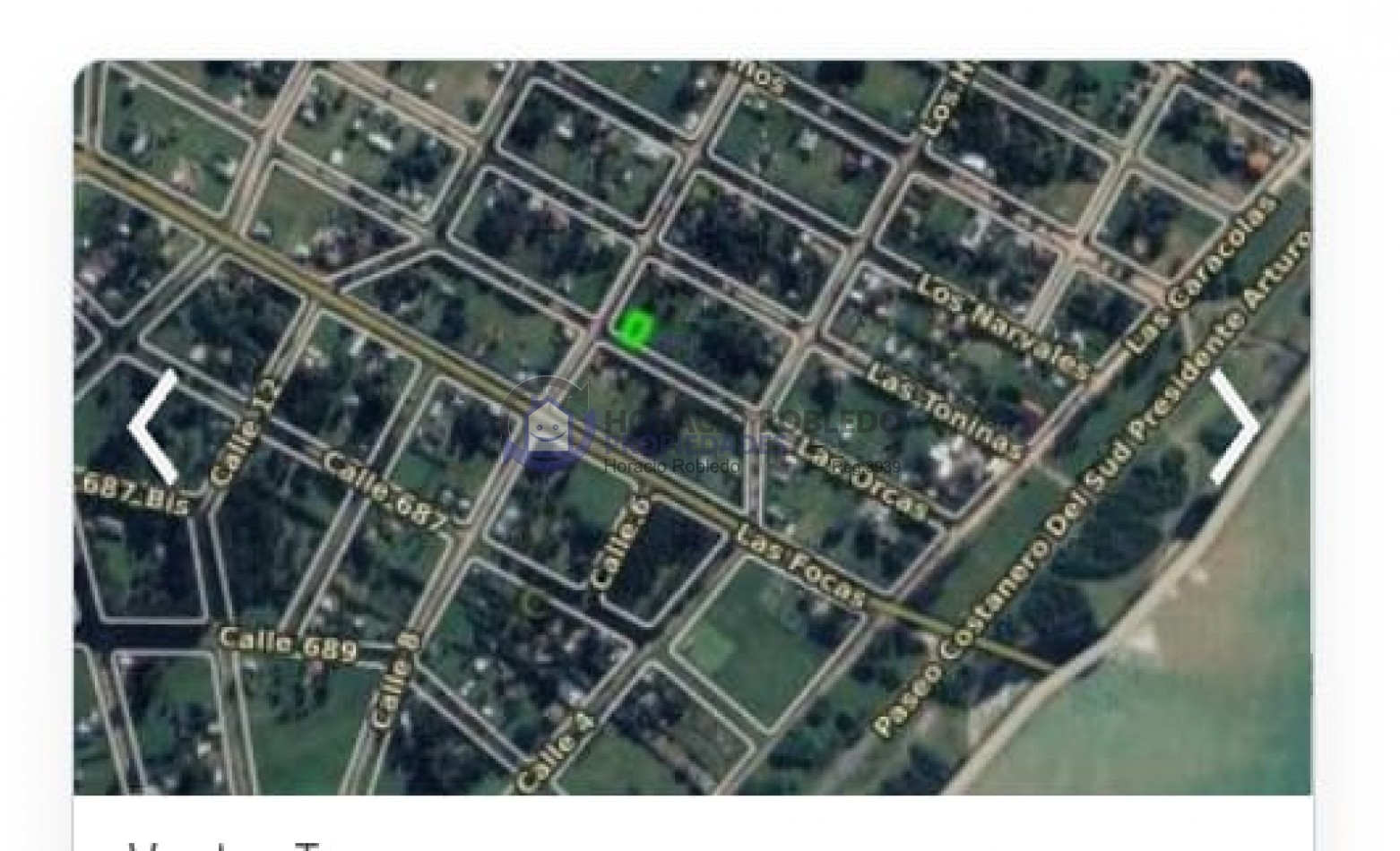 Oportunidad Terreno En Playa Los Lobos Colonia Chapadmalal